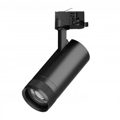 Трековый светильник трехфазный светодиодный 20W 220V 1400LM 20-55G с адаптером Lightstar Canno Pro C4207QT