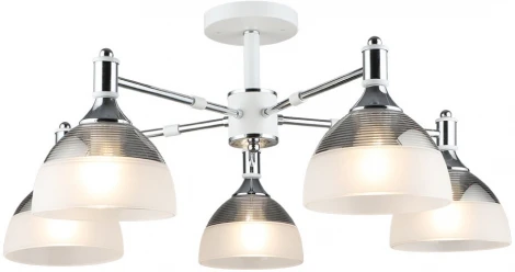 Потолочная люстра на штанге Wedo Light Alana WD3616/5C-WT-CR-WT