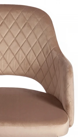 Кресло VALKYRIA (mod. 711) / 1 шт. в упаковке (Ткань,Металл /Бежевый,Черный)