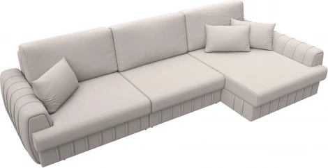 Диван угловой Лига-057 НПБ Лонг угол правый Лига Диванов (Замша) арт.129315