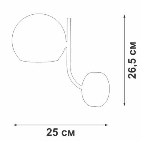 Бра V3957-8/1A Vitaluce