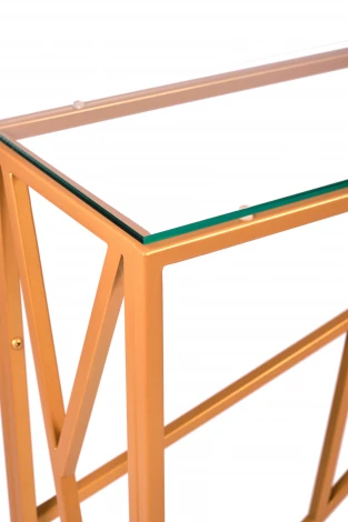 Консольный стол AllConsoles 1054-CG clear золотой