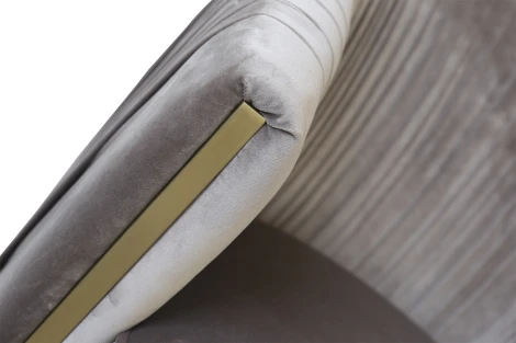 Кресло Garda Decor 87YY-1890-1 BRN (Светло-серый)