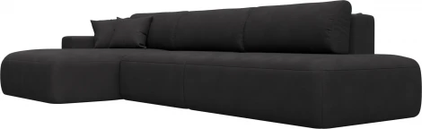 Диван угловой Лига-036 НПБ Модерн Лонг левый угол Лига Диванов (Замша) арт.127760L