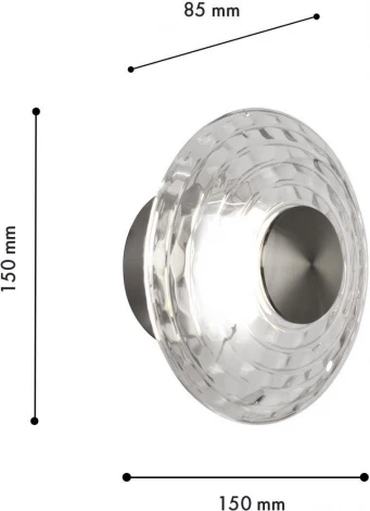 Настенный светильник Favourite Claros 4643-1W (LED, 220V, круглые)