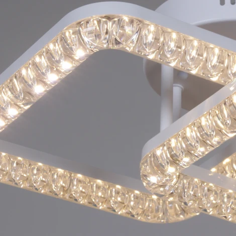 Потолочная люстра светодиодная на штанге с регулировкой цветовой температуры, яркости и ночным режимом Reluce 19848-0.3-02B WH