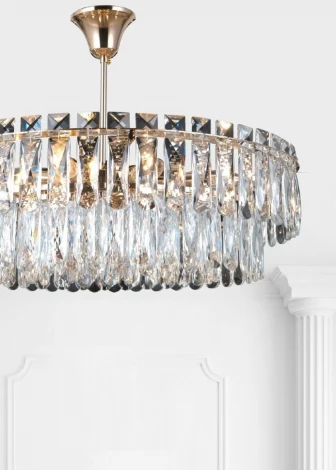 Потолочная люстра на штанге Lumien Hall Kristin LH0066/8C-FGD-CL