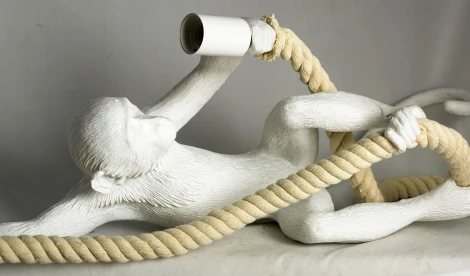 Подвесной светильник Lussole Loft Hicksville GRLSP-9993 (220V, на проводе, обезьяна, IP21)