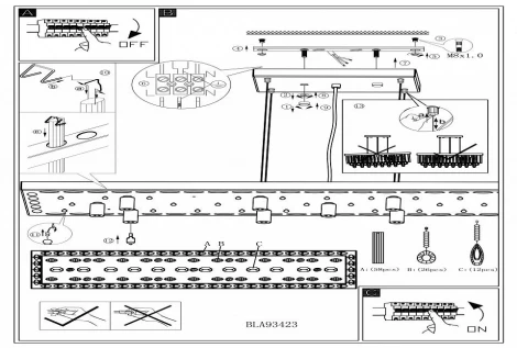 Подвесной светильник Eglo Calaonda 93423