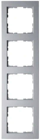 Рамка на 4 поста (алюминий) Jasmart G-Classic G1004S