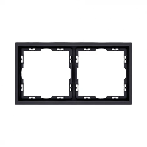 Рамка 2-постовая черный матовый Kollinger Eclipse EC2BK