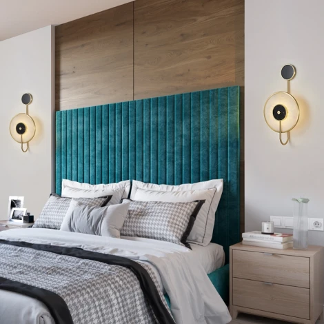 Настенный светильник (бра)-Бра Из Мрамора Loreo A ImperiumLoft 149474-22 (149474-22) (LED, 220V, кольцо)