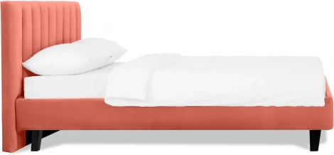 Кровать Queen II Sofia L 1600 ОГОГО (арт.577507), (Ткань/Оранжевый)