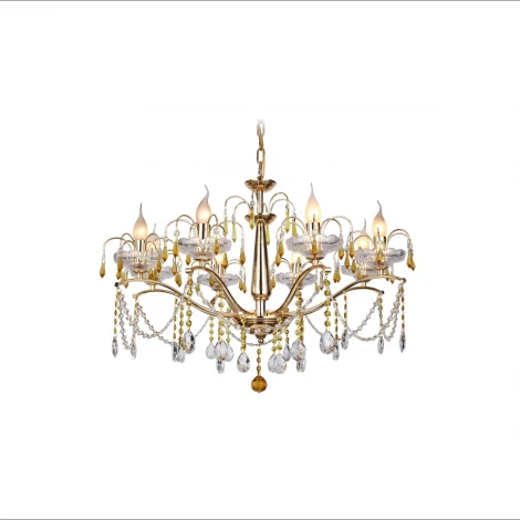 Подвесная люстра IDLamp Fiorenza 258/8-Gold