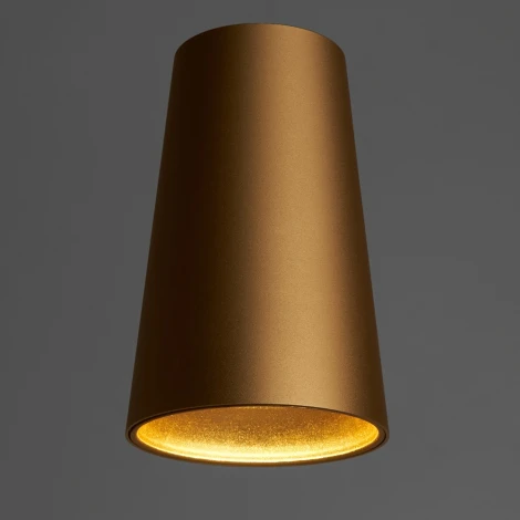 Светильник потолочный Feron ML185 Barrel BELL 48417 MR16 35W, GU10, золото (220V, круглые)