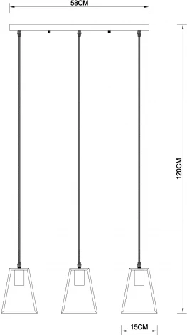 Подвесной светильник Arte Lamp Brussels A8030SP-3WH (220V, на проводе)