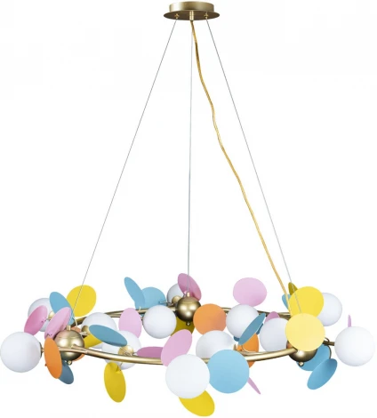 Подвесная люстра Loft IT Matisse 10008/1050 mult (220V, на тросе, шарики)