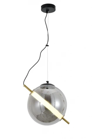 Подвесной светильник AM Group AM497 D250 grey (220V, на тросе, шар)