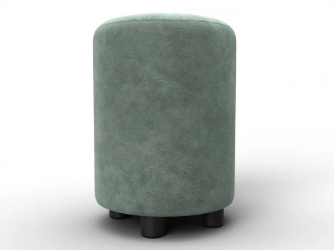 Пуф 001 (ДСП,Фанера/Пластик/Велюр/Зеленый) Лига Диванов 132487