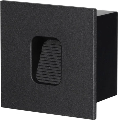 Подсветка для лестниц Odeon Light Vitty 6650/1WL NATURE черный/металл IP65 LED 1W 4000K AC85-265V (220V)