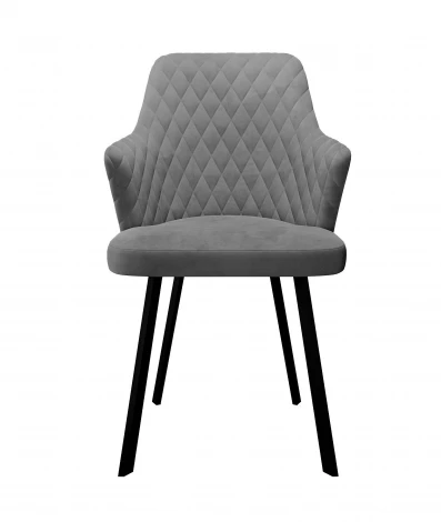 Стул DikLine 345 C56 серый, ножки черные арт.00-00076166