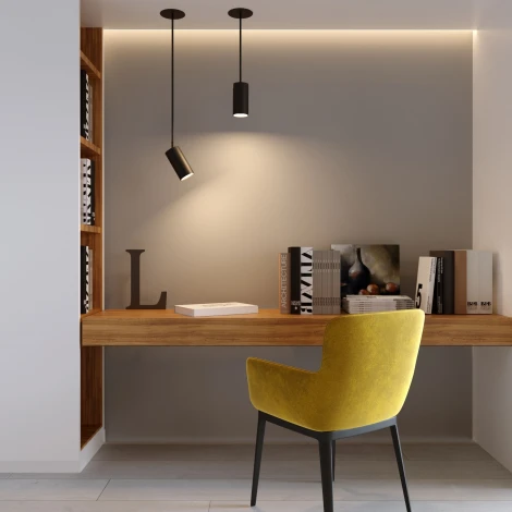 Встраиваемый светильник 8W черный Elektrostandard Drop 50242 LED