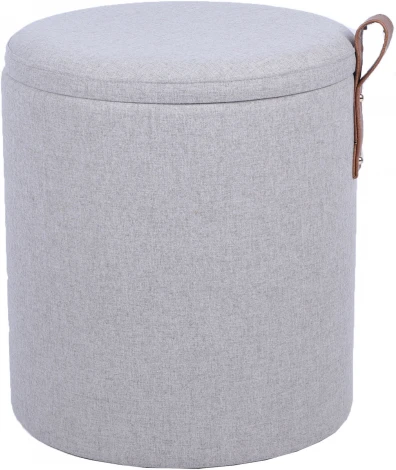 Пуф с ящиком Эркки рогожка S серый Stool Group арт.УТ000039493