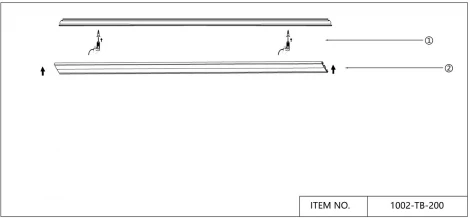Шинопровод магнитный накладной Favourite Unika 1002-TB-200