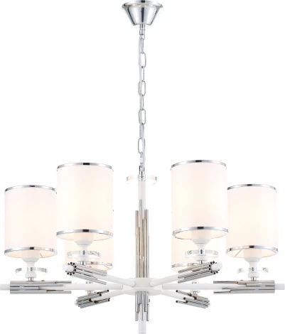 Люстра подвесная Effect 1157/6S E27*60W Matt white/Chrome