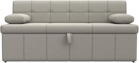 Диван кухонный прямой Лео (Бежевый/Рогожка) Лига Диванов арт.123857