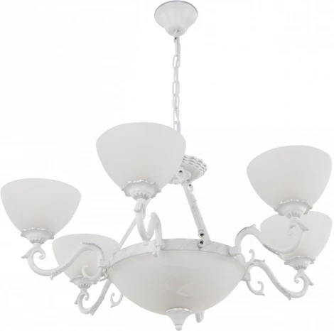 Подвесная люстра Arte Milano AM340518 340518/6-3 WT+SL (220V, на цепи)