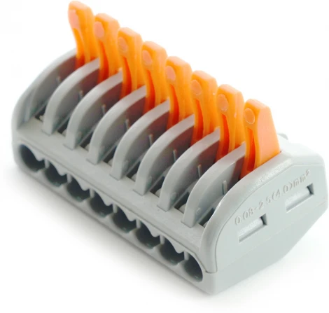 Клемма рычажковая 8-и проводная Stekker 32399