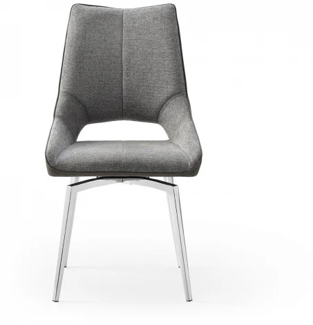 Стул ESF DC1239 серый/ноги сталь