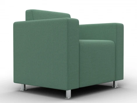 Кресло Лига-093 ВН (ДСП,Брус,Фанера,Рогожка/Зеленый) Лига Диванов 134971