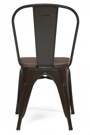 Стул VIP Loft Chair (mod. 011) металл/сиденье: дерево береза, 36*36*85см, коричневый/brown Tetchair 10705