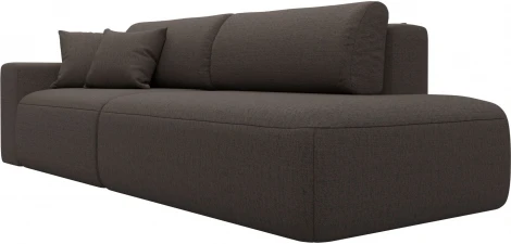 Диван прямой Лига-036 НПБ Модерн подлокотник слева Лига Диванов (Рогожка) арт.124219L