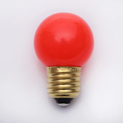 Лампочка светодиодная красная для Белт-лайт E27 1W ЭРА ERARL45-E27