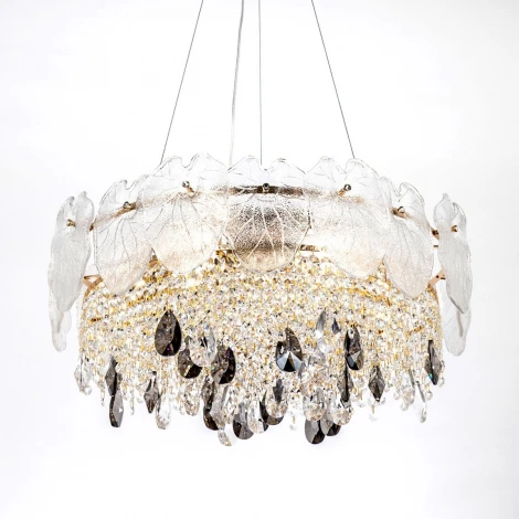 Подвесная люстра хрустальная Modelux MODELUX ML.846.8 GD