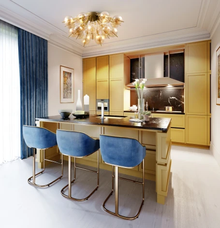 Потолочная люстра Maytoni Bolla MOD133CL-04BS (220V, шарики, молекулы)