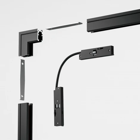 Шинопровод магнитный накладной Elektrostandard Mini Magnetic 85171/00 (черный) (2м) 85171/00 (24V)