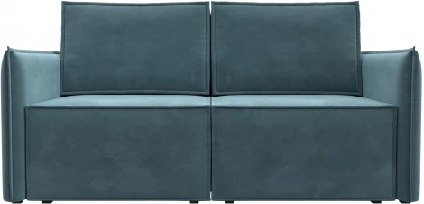 Диван прямой Либерти мини (Бирюзовый/Велюр) Лига Диванов арт.121895