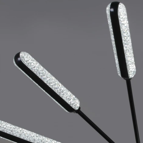 Потолочная люстра светодиодная с пультом с регулировкой цветовой температуры и яркости Reluce 87290-0.3-12 BK