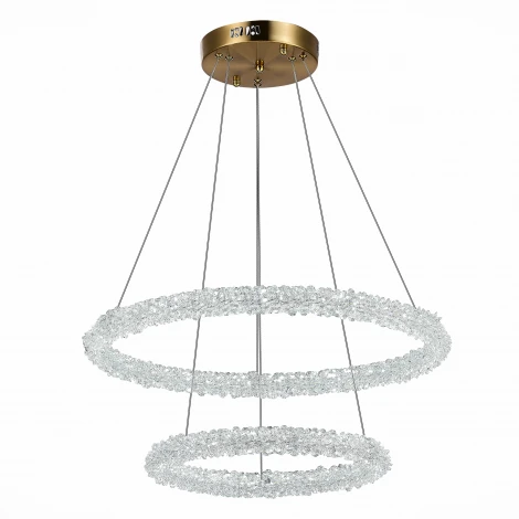 Подвесной светильник ярусный Avana SL6110.203.02 ST Luce (регулировка яркости, LED, 220V, пульт управления, на тросе, кольцо)