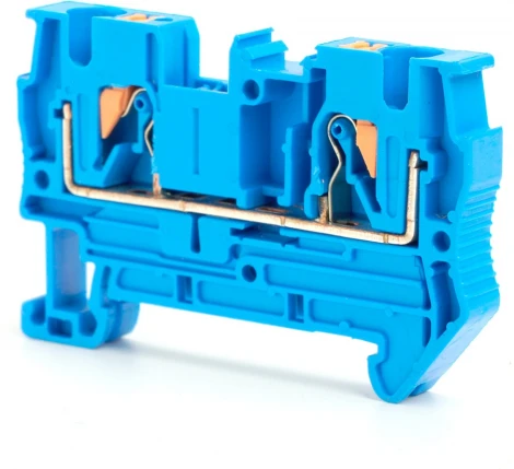 Зажим пружинный 3-х проводной проходной Stekker 49252