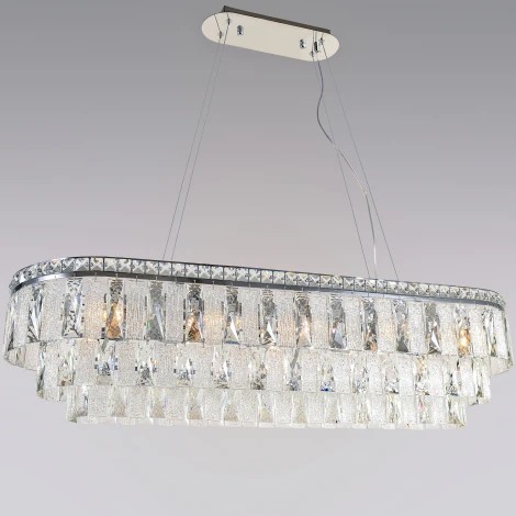 Подвесная люстра хрустальная Reluce 03982-0.4-10L DN