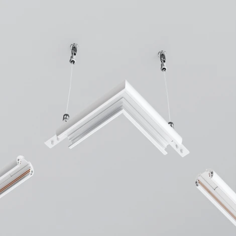 Коннектор угловой для круглого магнитного шинопровода Exility Maytoni Accessories for tracks Exility TRAM034CL-R-41W