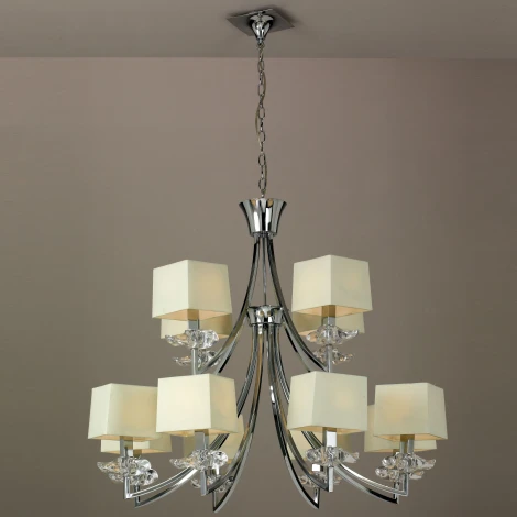 Подвесная большая люстра Mantra Akira 0942 (220V, на цепи)