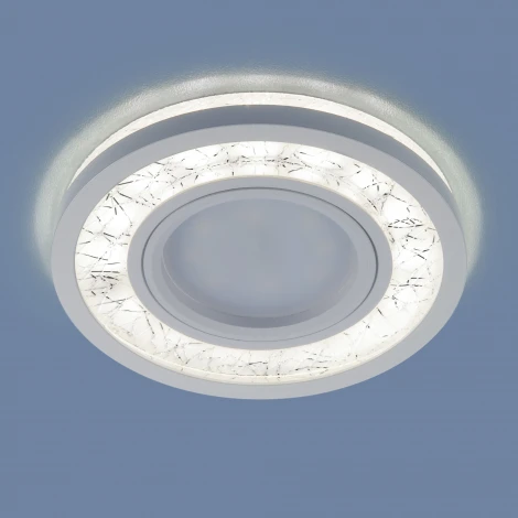 Светильник встраиваемый Elektrostandard 70204 7020 MR16 белый / серебро