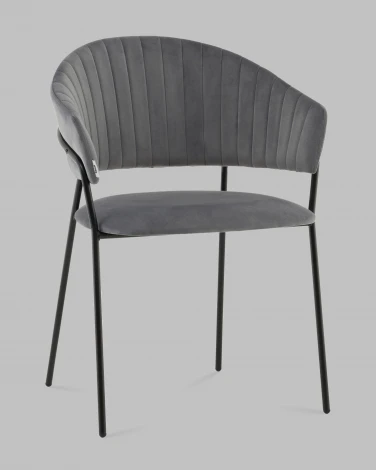 Стул Бруно NEW велюр серый Stool Group арт.УТ000041621