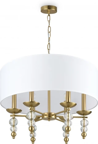 Подвесная люстра Freya Side FR1009PL-06BS (220V, на цепи, круглые)